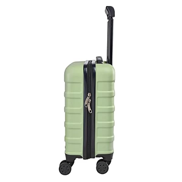 Cabin Max Anode 45x36x20 cm Valigia per bagaglio a mano – leggera, trolley, guscio rigido, 4 ruote, (Easyjet 45 x 36 x 20 cm 30L Bodo Verde))